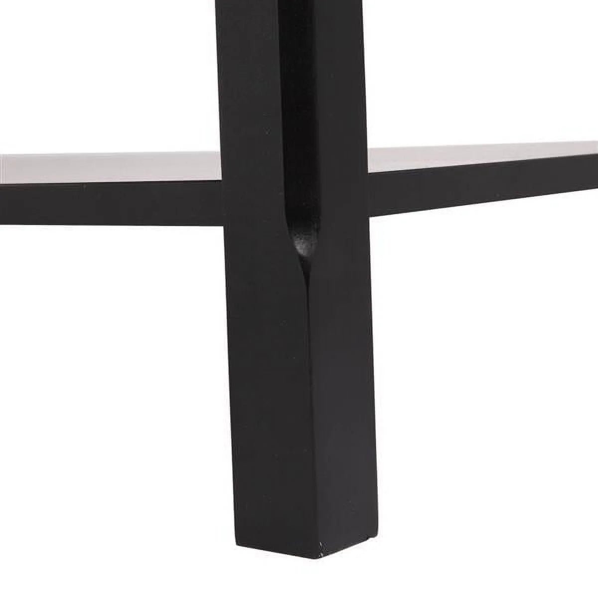 Black Solid Wood Coffee Table A6643