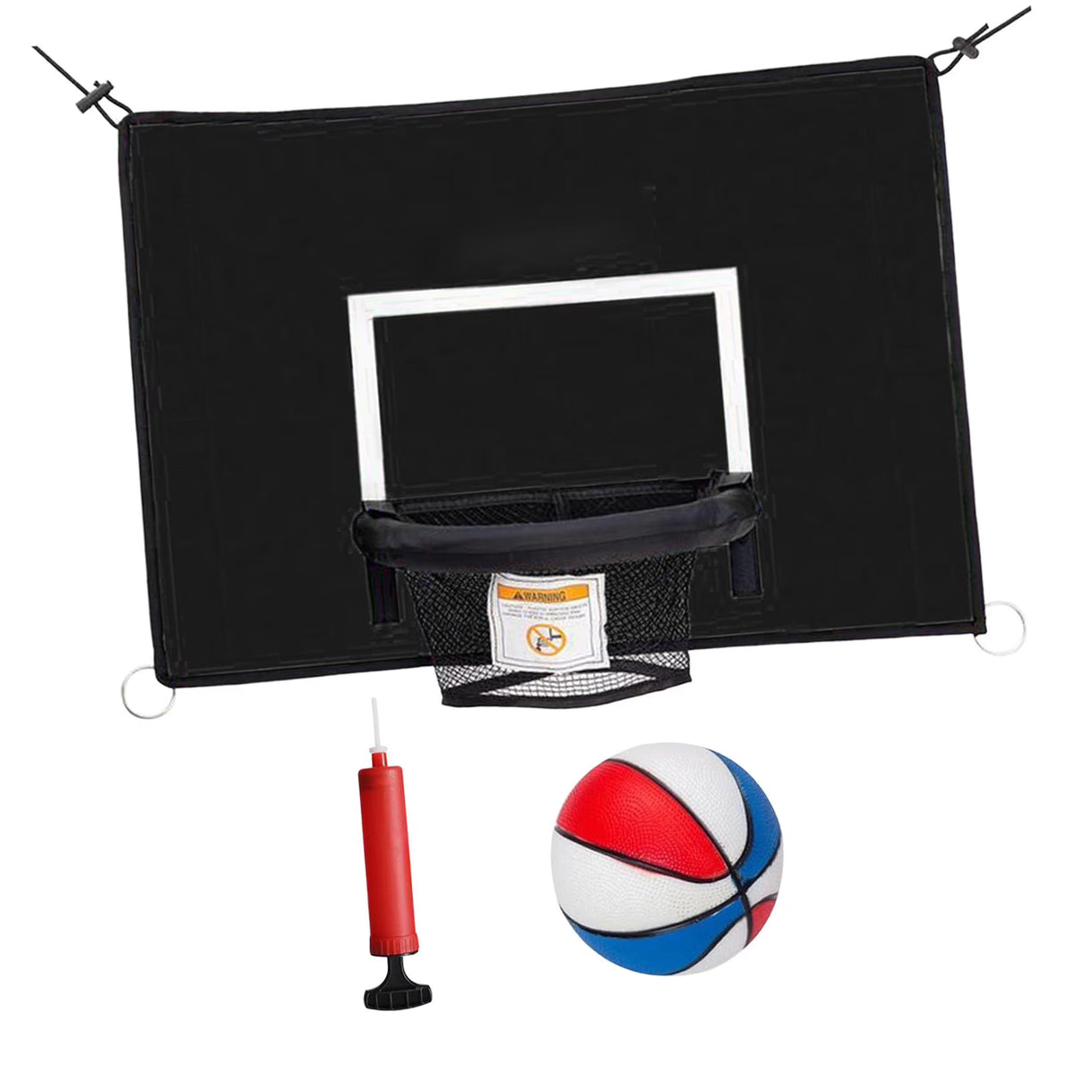 Basketball Hoop for Trampoline Basketball Frame Lightweight Backboard Sturdy for 69cm Colored Ball R747046
