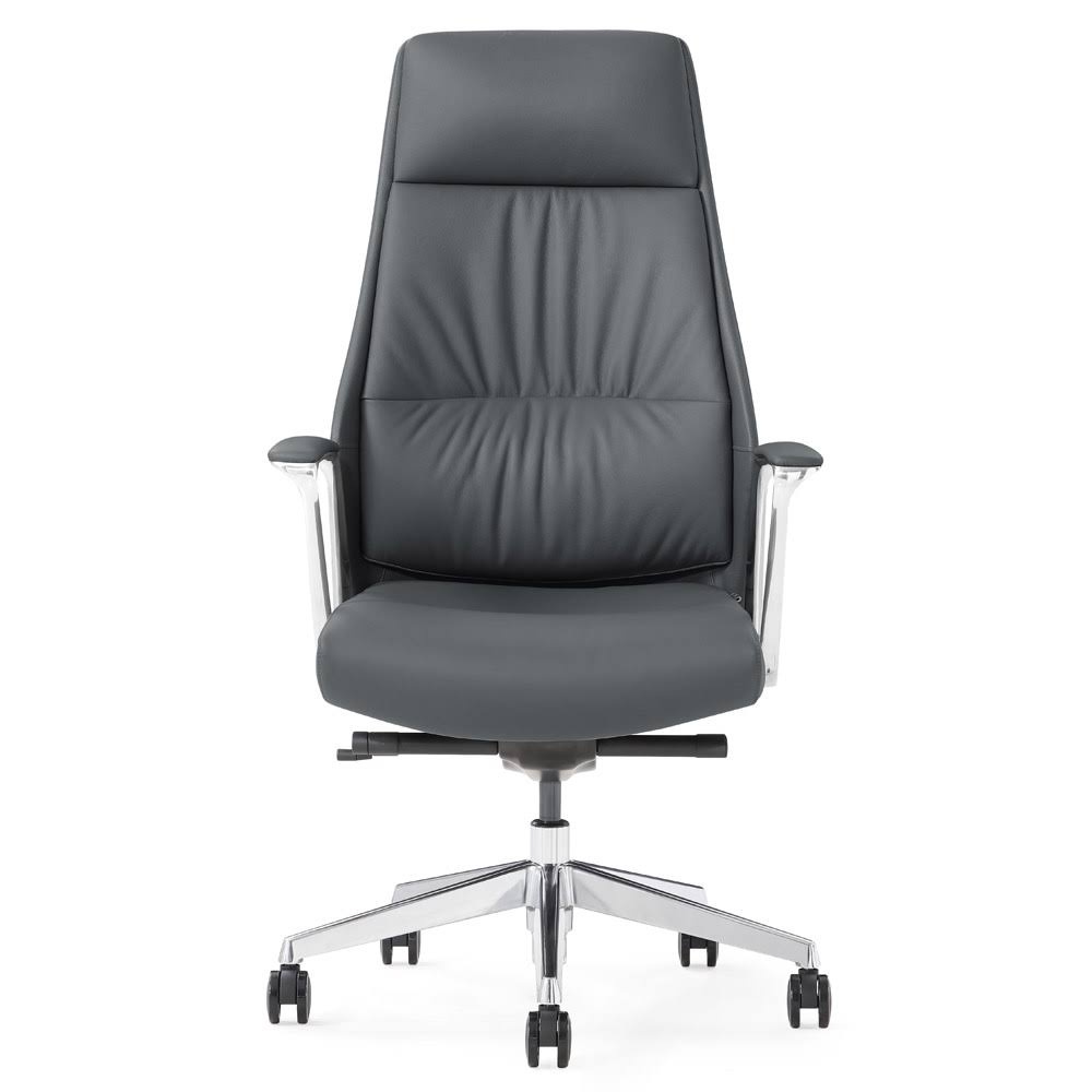 Dark Grey Leather Executive Chair A668360