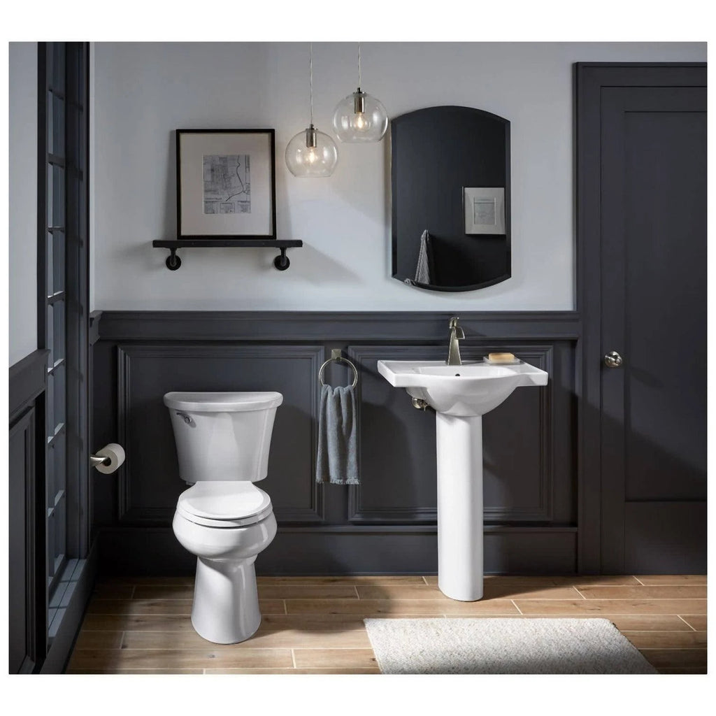 Single-Hole Sink Basin, 24-Inch, Ice Grey O89835