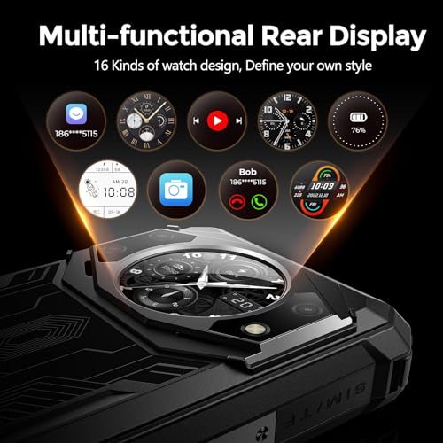 Rugged Unlocked Smartphone Dual Screen 10600mAh Battery 15+128GB Storage P94161