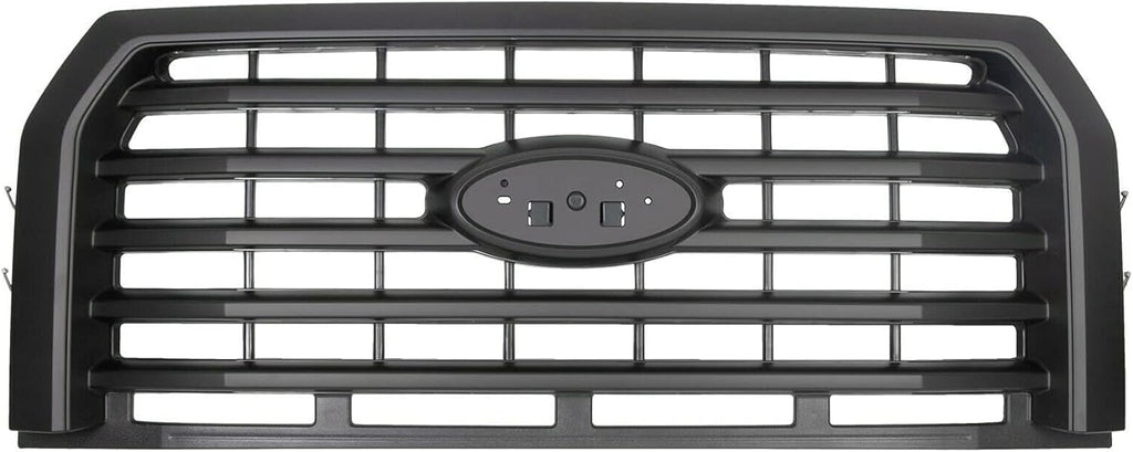 Black Horizontal Front Bumper Grille Five Bar Radiator G826447