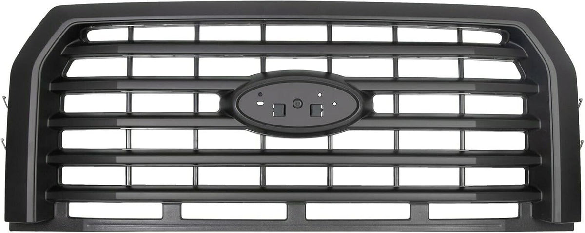 Black Horizontal Front Bumper Grille Five Bar Radiator G826447