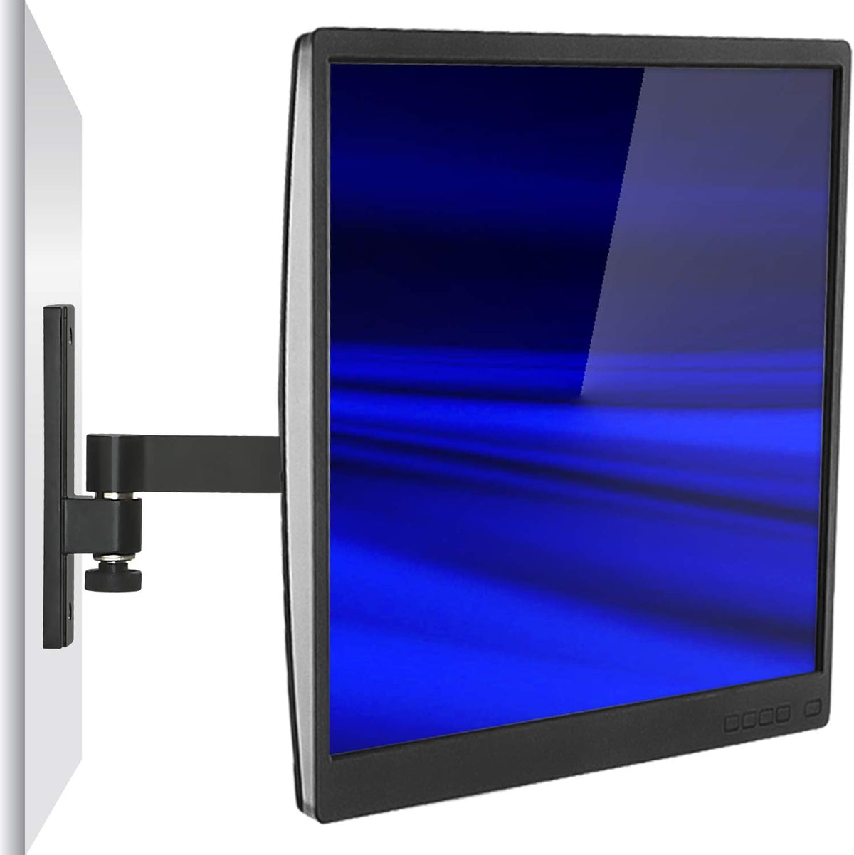 Full Motion VESA Monitor Wall Mount, 33 lb Capacity, Black, Pack of 2 E6577