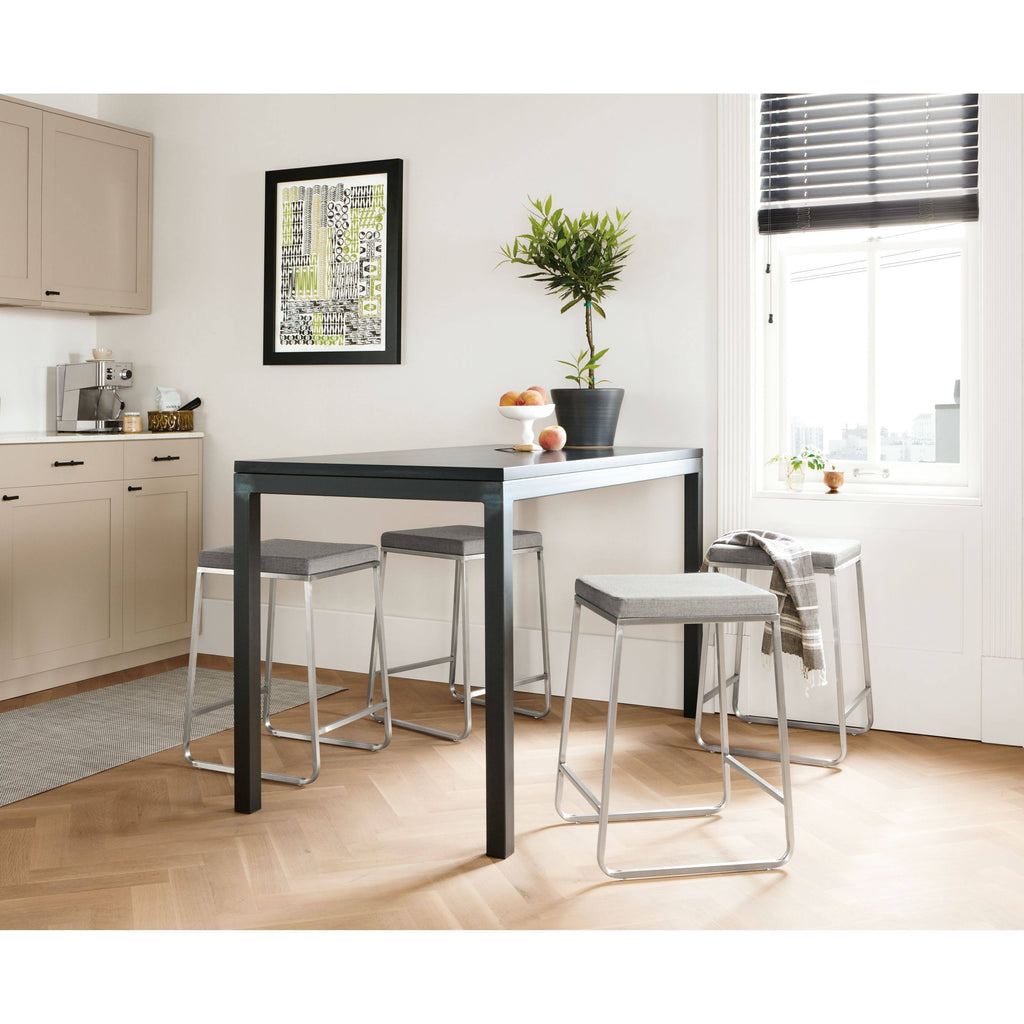 White Venatino Marble Counter Table N13325