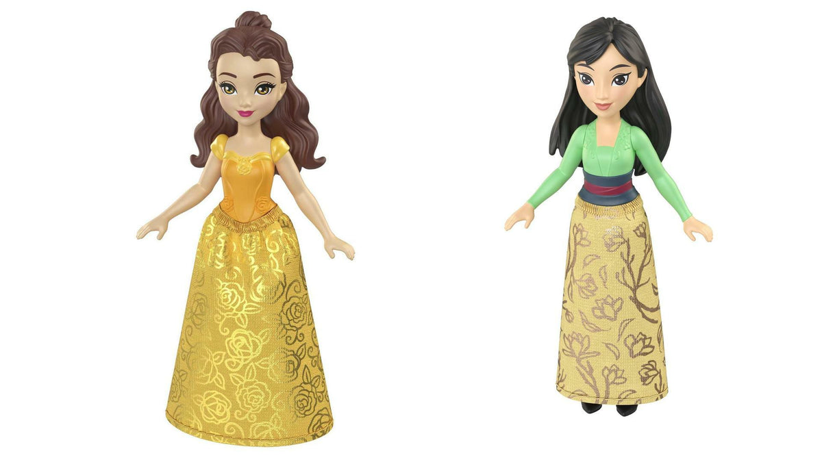 Disney Princess 3.5-inch Small Doll - Belle & Mulan U71153