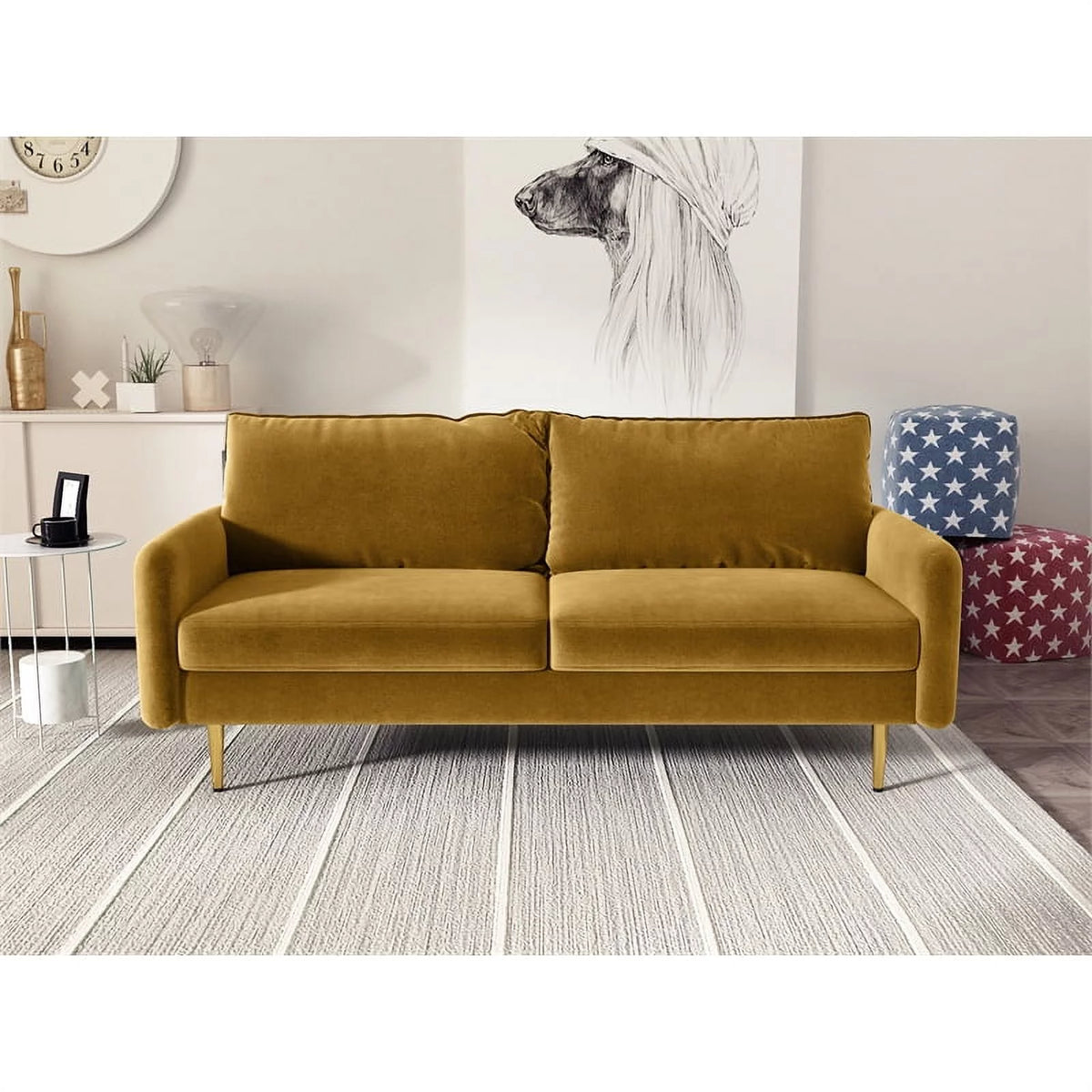 Velvet Living Room Sofa M123705