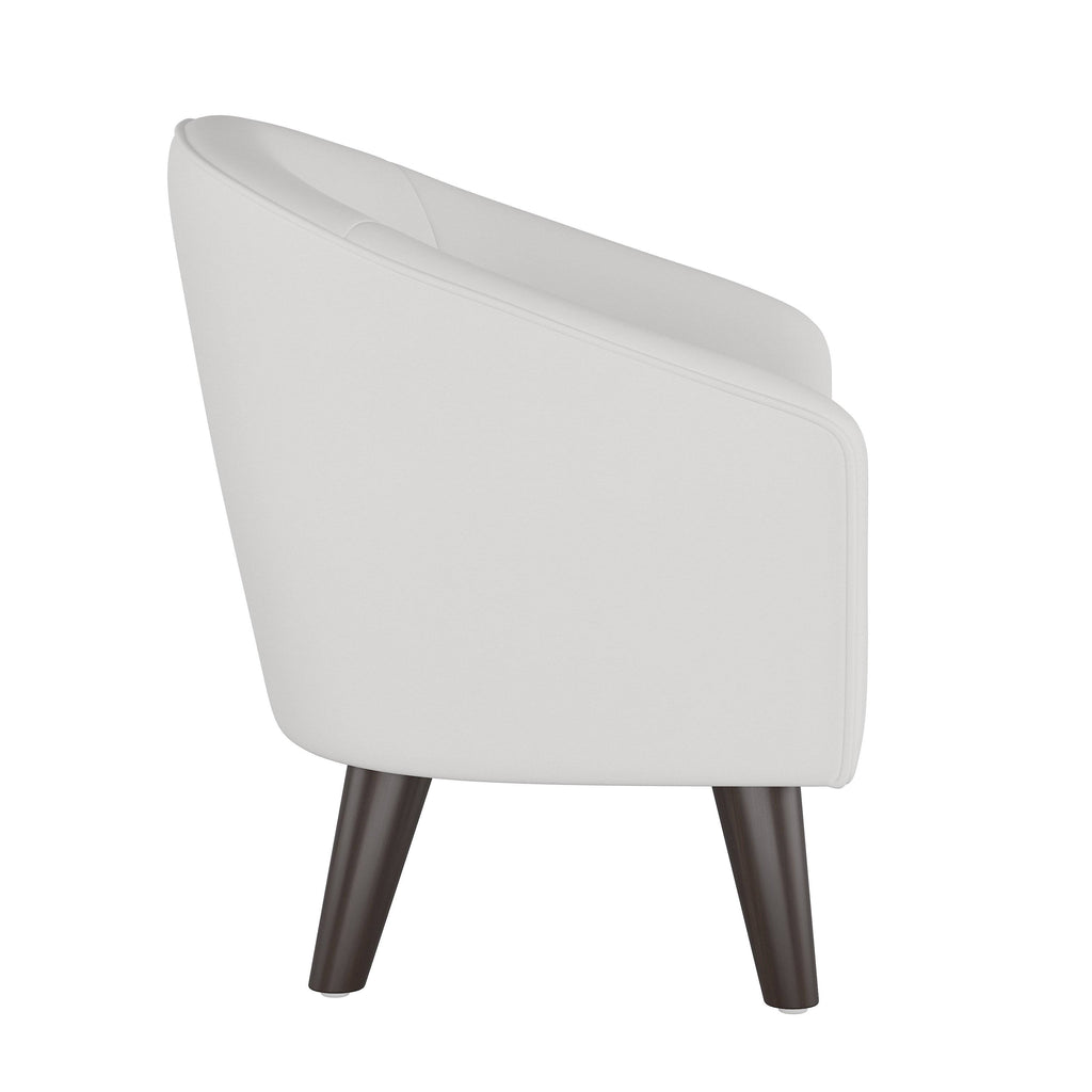 White Kid's Tub Chair N14820