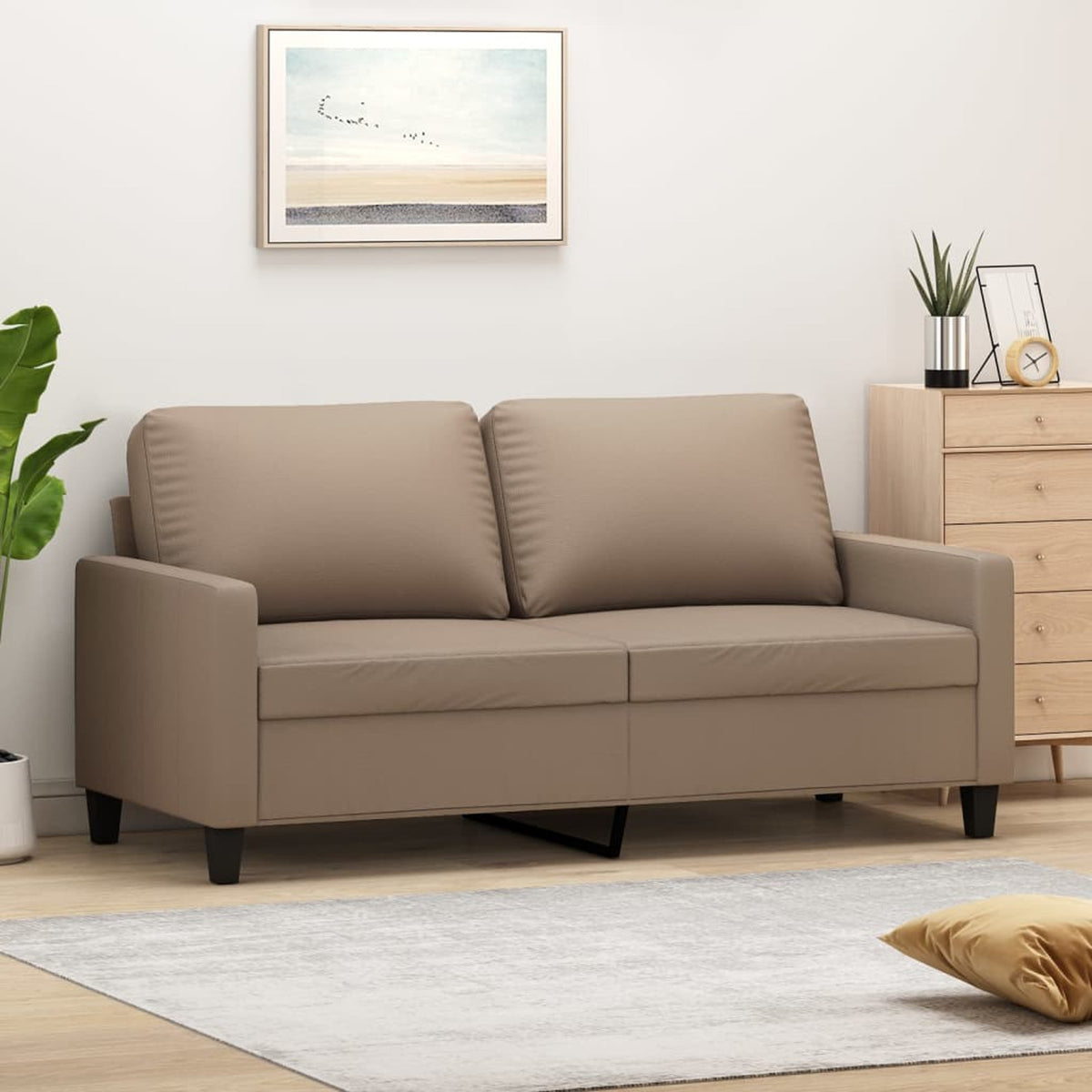 2-Seater Faux Leather Sofa A532014