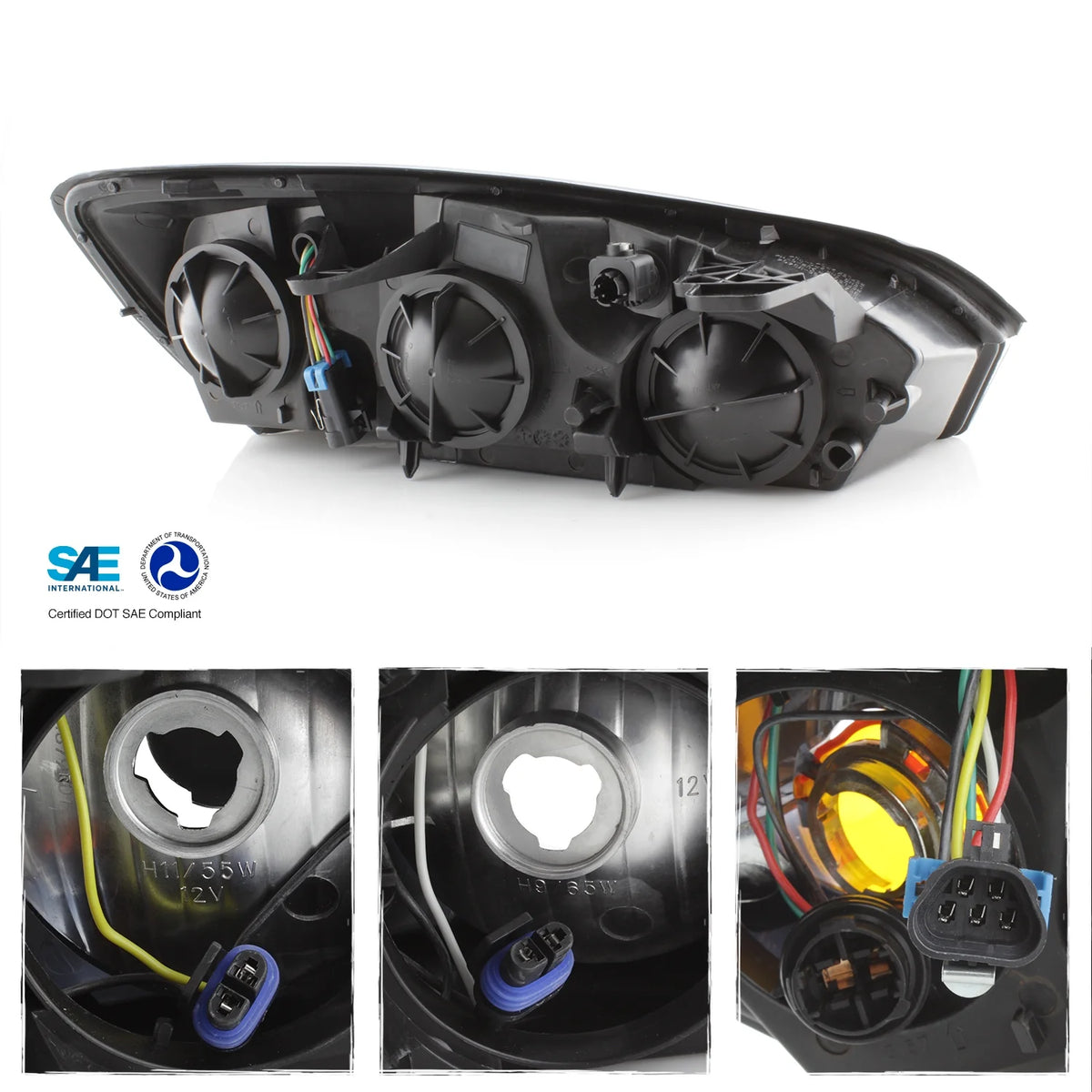 OE Style Headlight Driver Left Side Headlamp X15159