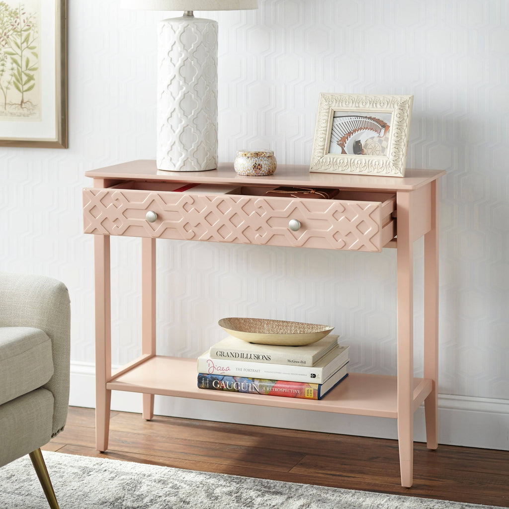 White Console Table B4790