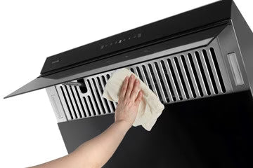 30'' Black Glass Slant Rangehood R5225