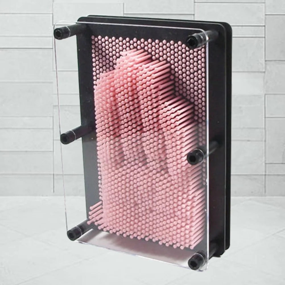 Large Size Pink 3-Dimensional Pin Art Board Toy L7692