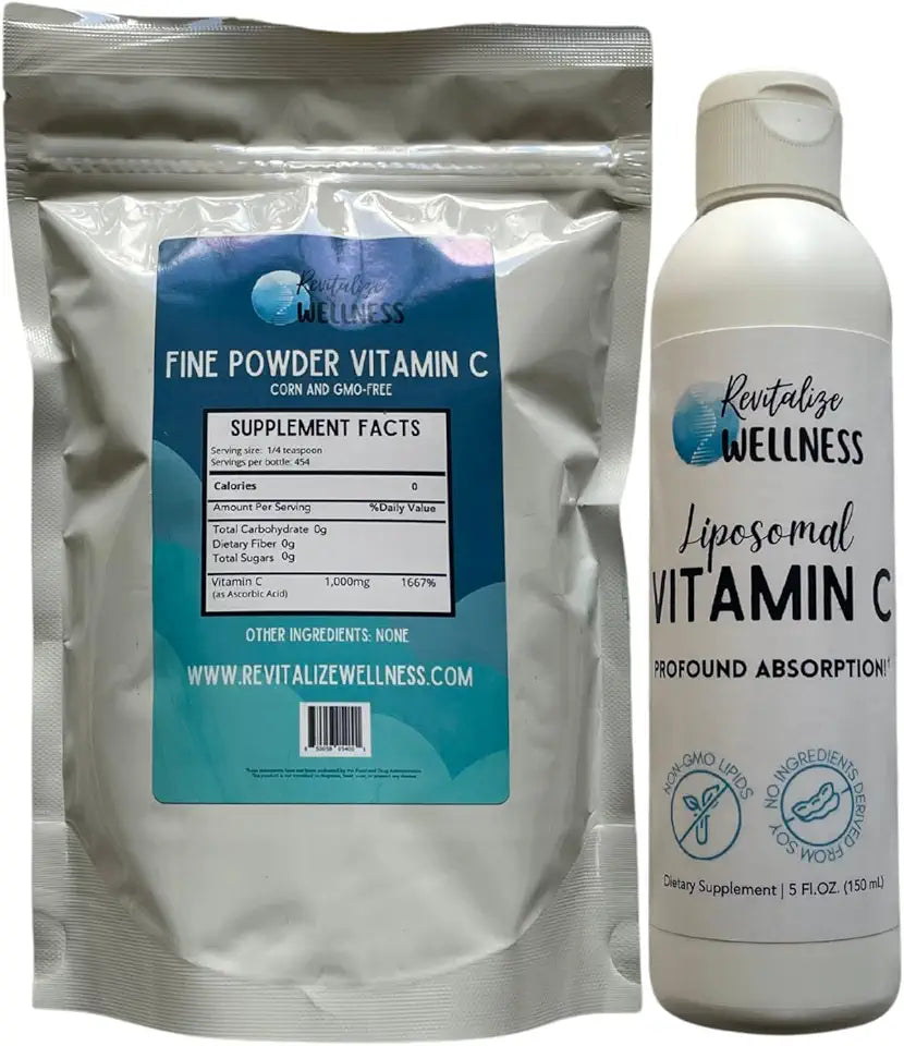 Vitamin C Powder and Liposomal Vitamin C M312308