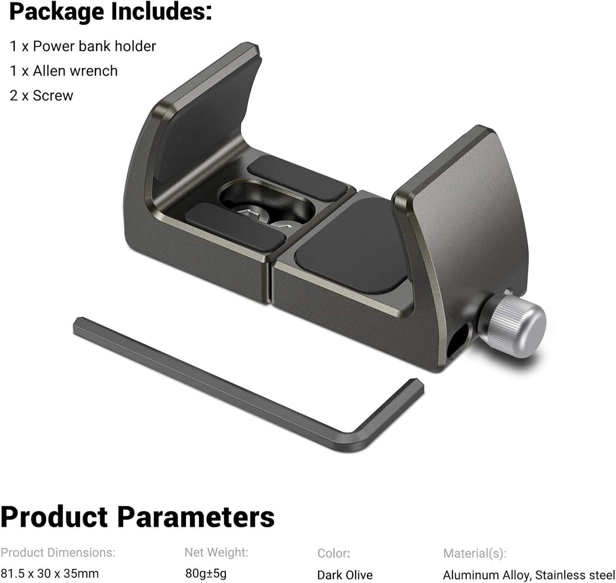 Universal Power Bank Holder for Camera X194
