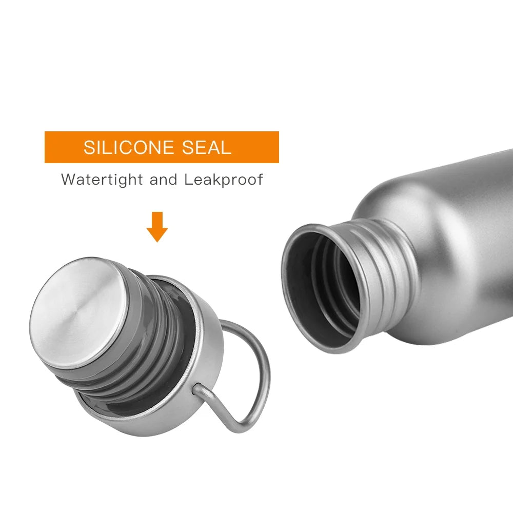 750ml Full Titanium Bottle Ultralight Outdoor Camping Hiking Cycling Bottle B2379