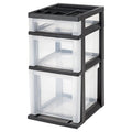 3 Drawer Storage Cart with Organizer Top K4696