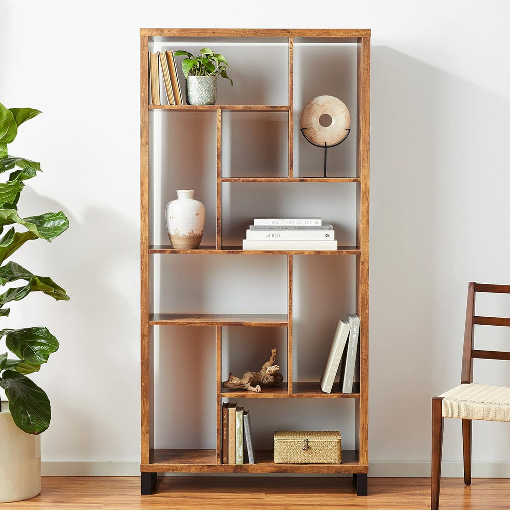 Antique Nutmeg Open Bookcase R798