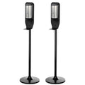 Stainless Steel 800 ml Automatic Gel Sanitizer Hand Soap Dispenser with Black Stand (2-Pack) Y2593
