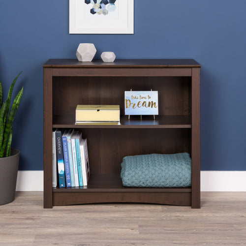 2-Shelf Bookcase, Espresso R447854