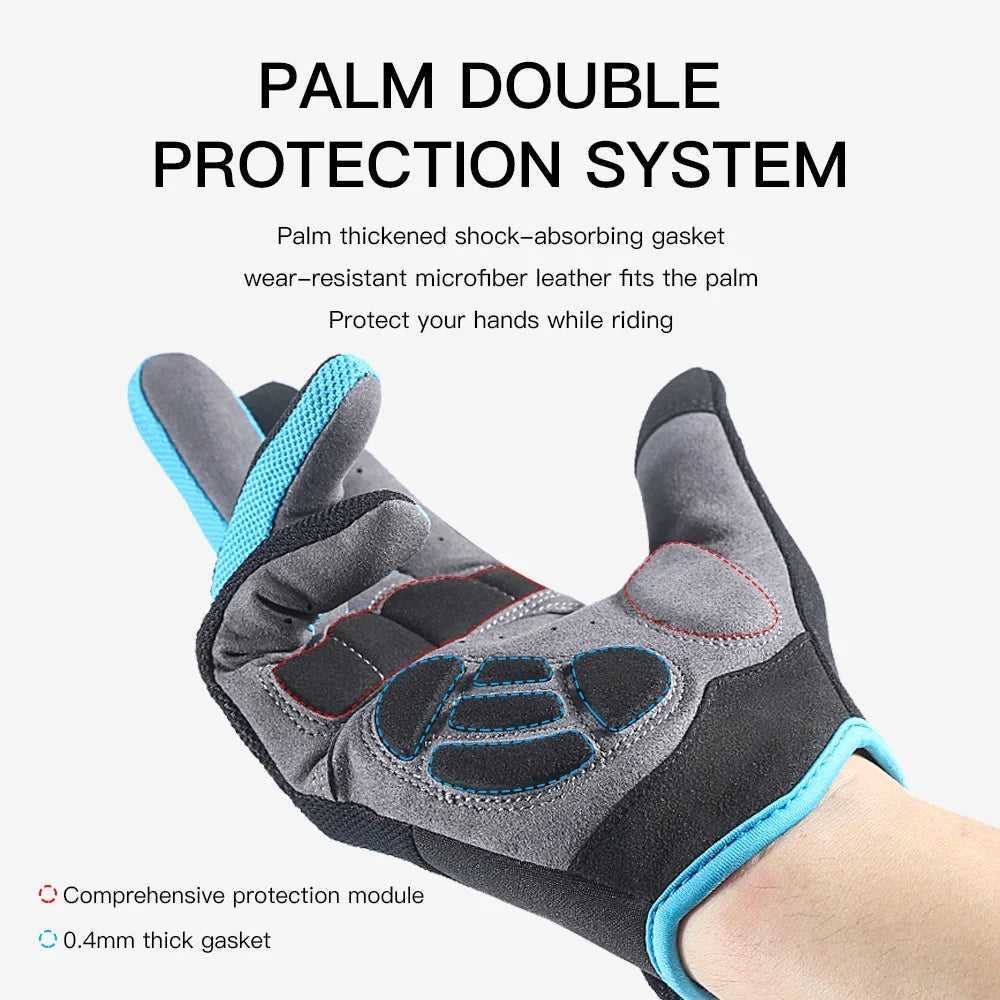 Full Finger Breathable Gel Pad Cycling Gloves A442