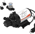 DC 12v 3.0 GPM 45 PSI Fresh Water Pump with Water Filter T6703