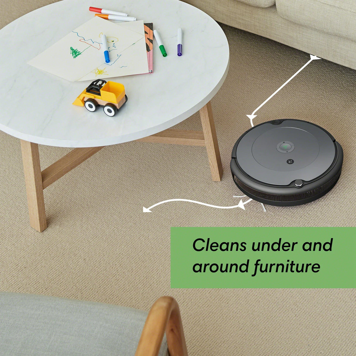 Robot Vacuum with Wi-Fi Connectivity X464349