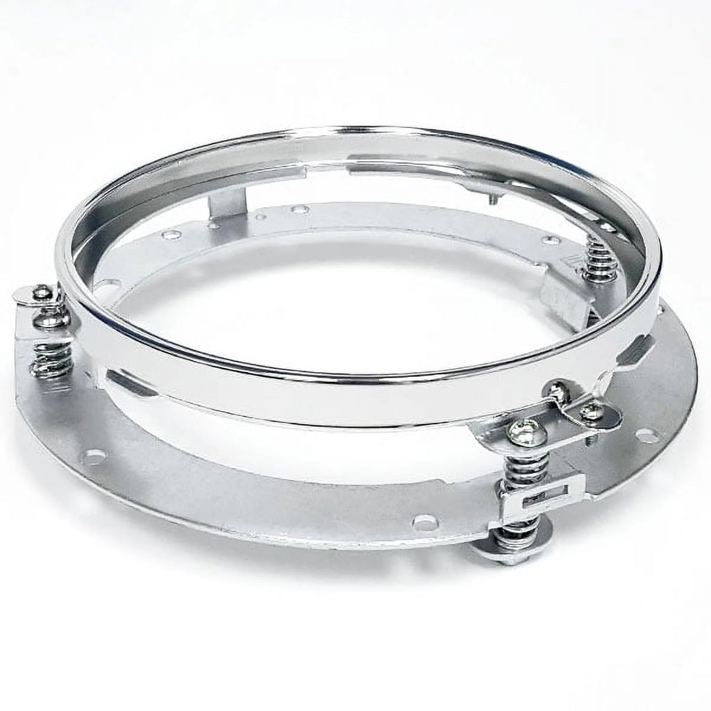 Chrome 7" LED Headlight Mounting Ring Trim Bracket E548720