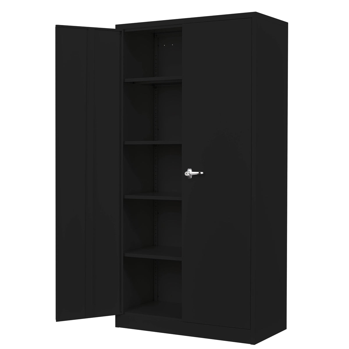 Black Steel Storage Cabinet R298