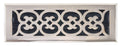 Polished Brass Scroll Register with Damper P4794