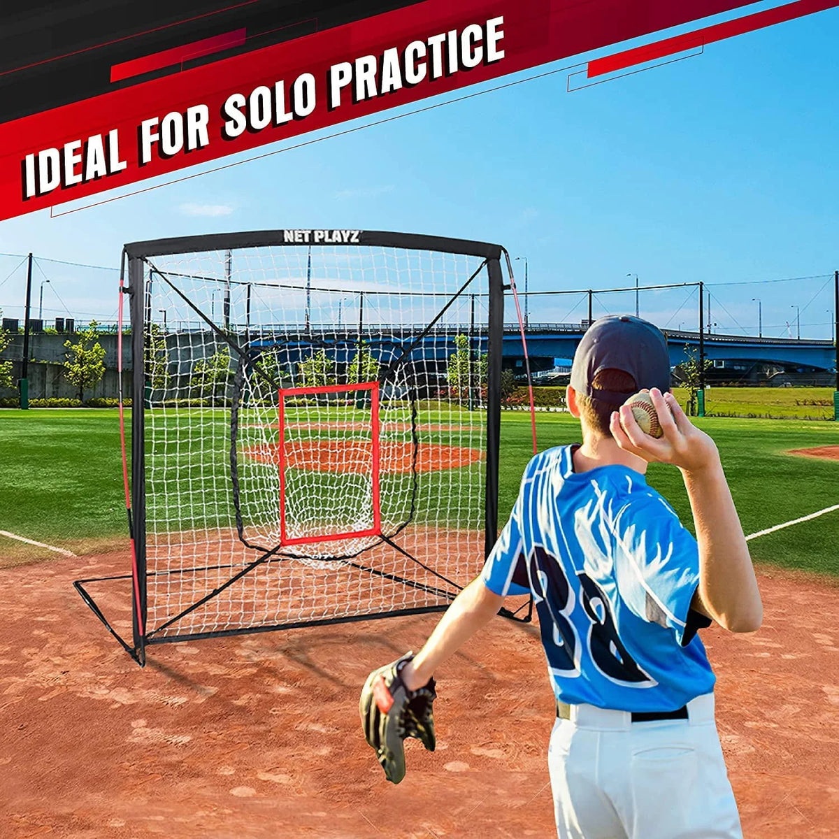 5' x 5' Baseball & Softball Practice Net F35583