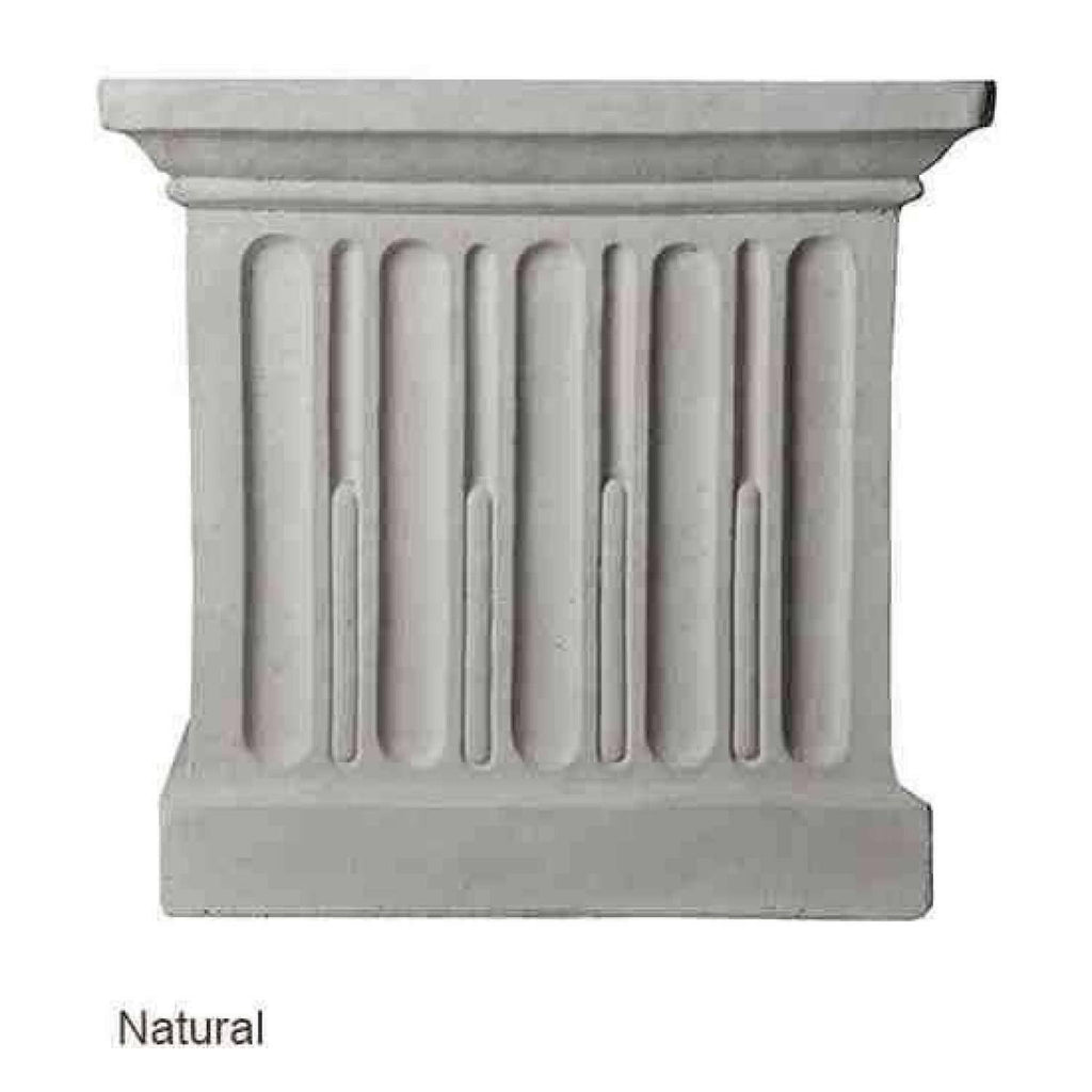 Aged Limestone Standing Lotus Buddha J9829