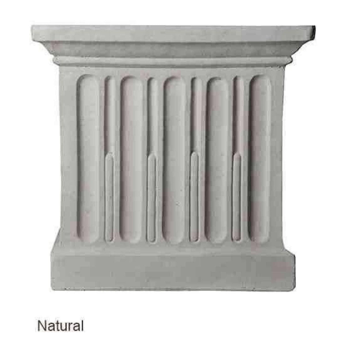 Aged Limestone Standing Lotus Buddha J9829