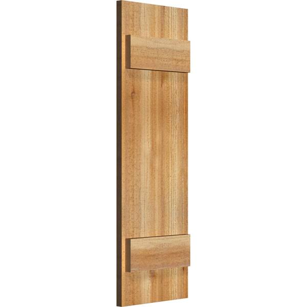 Rough Sawn Western Red Cedar Board and Batten Shutters X8808