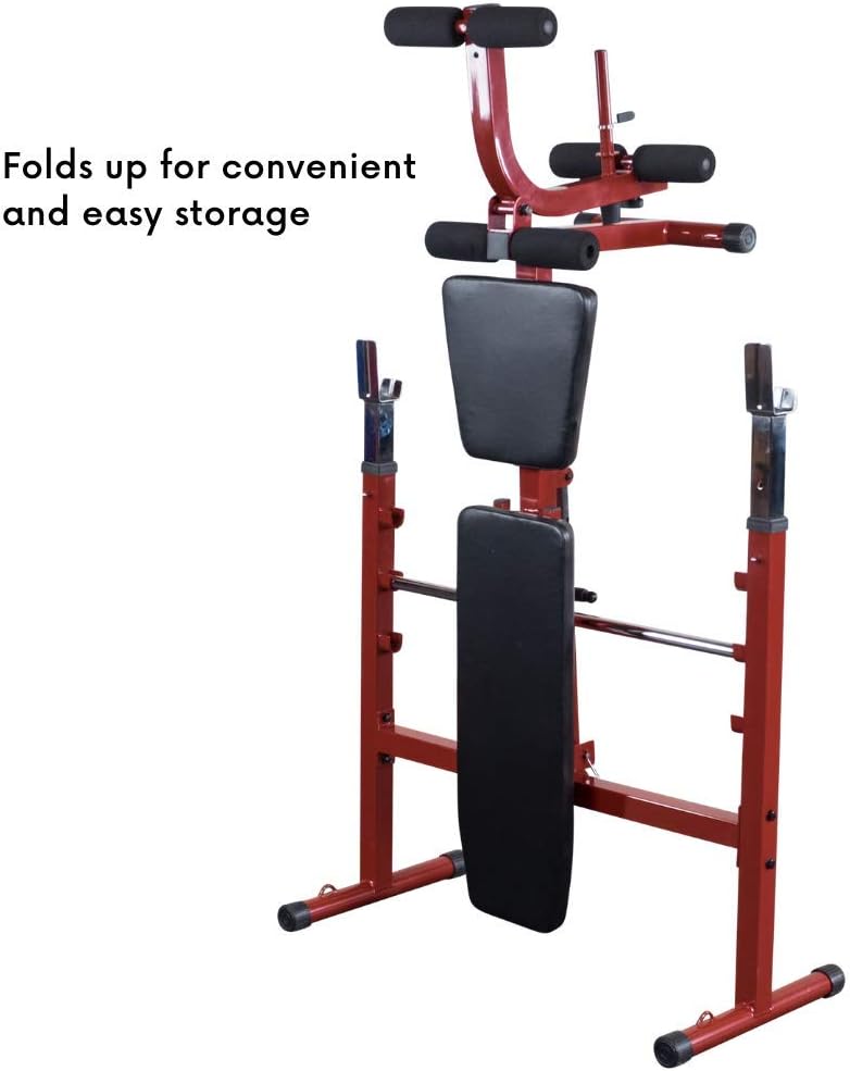 Adjustable Olympic Folding Weight Bench E756