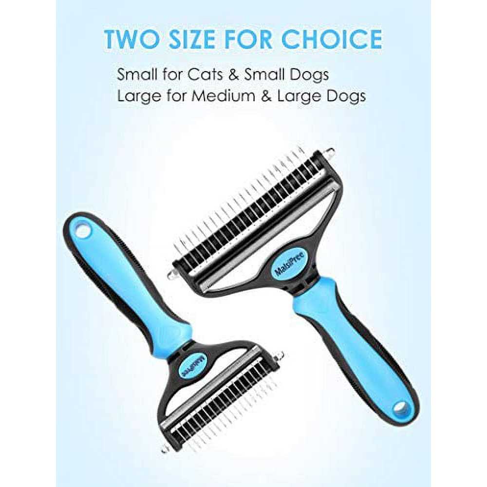 2 in 1 Deshedding Tool and Undercoat Rake J594144